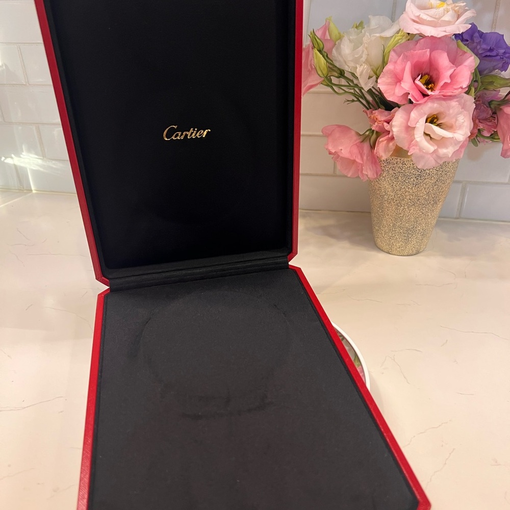 Cartier Red Necklace Jewelry Case/Box